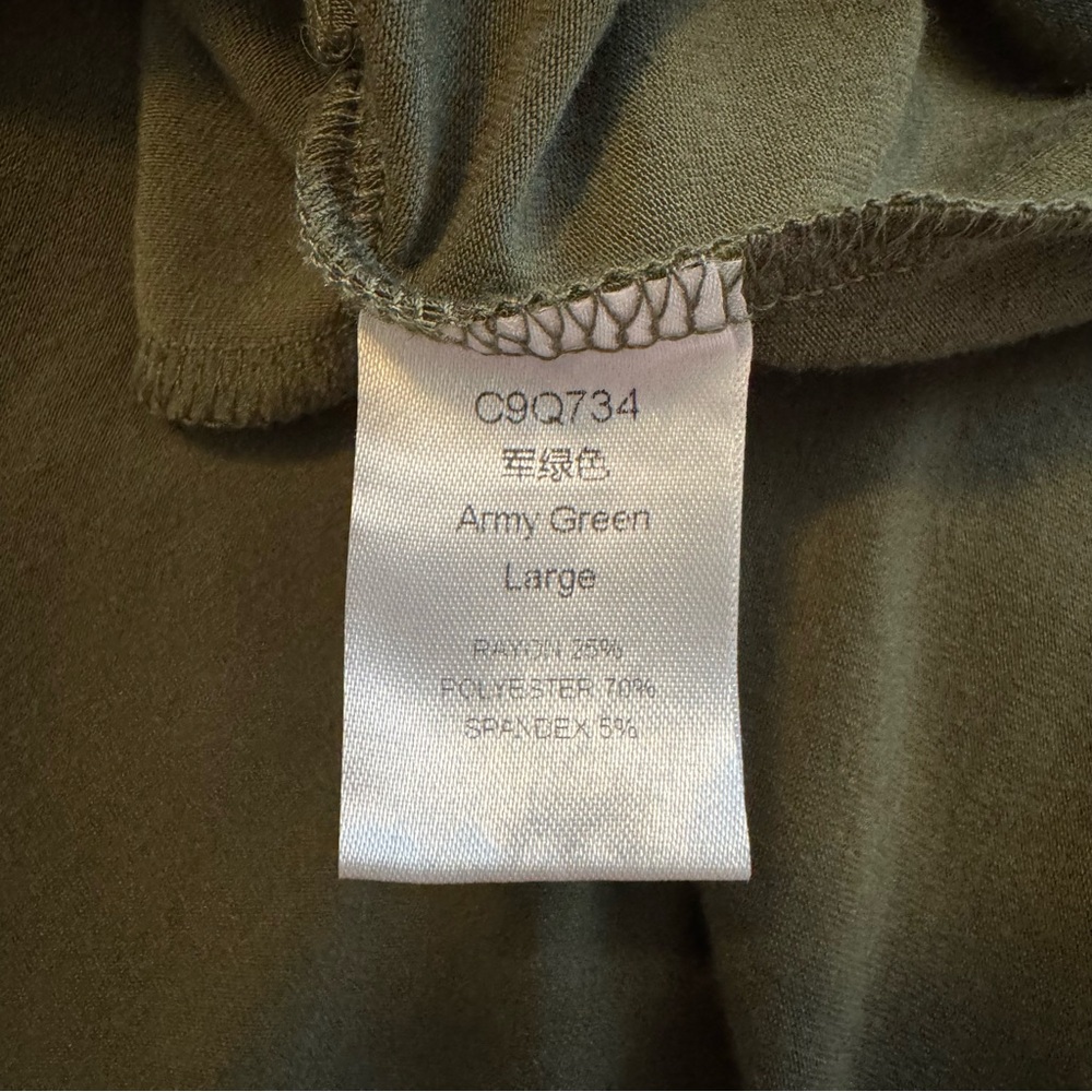 Amazon Olive Green Sleeveless Romper Halter Neck  Size Large - Picture 9 of 9